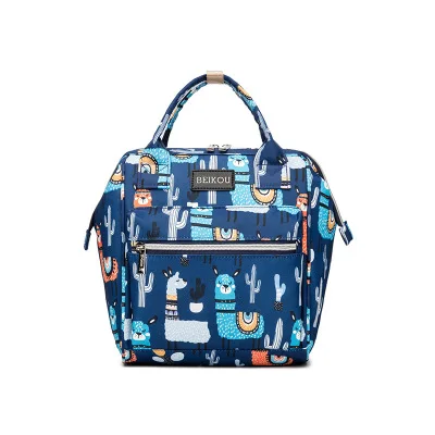 Alpaca medium Сумка для подгузников через плечо с диагональным крестом mochila maternidade, новая мини сумка для подгузников, многофункциональный рюкзак для мам, модная сумка для матерей - Цвет: Alpaca medium