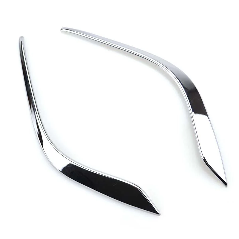 

Fit for Atenza M6 GJ CHROME 2013 2014 2015 2016 Front Fog Light Lamp Cover Eyebrow Eyelid Garnish Streamers Outer Fog light Trim