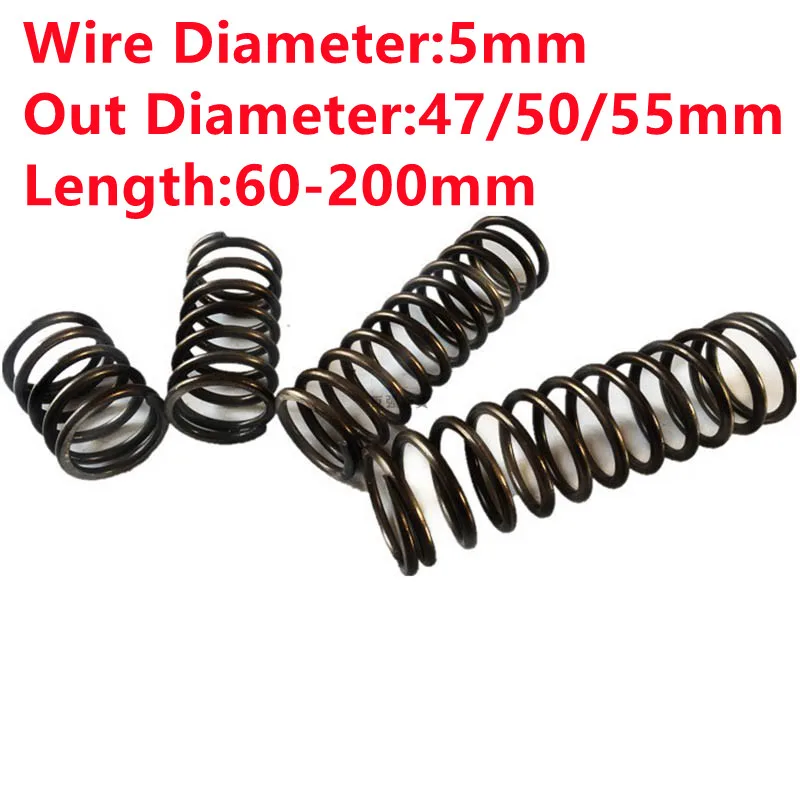 Heavy Duty Pressure Spring Steel Large Big Compression Spring,5mm Wire