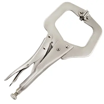 

Fix Plier Locator C Clamp Weld Clip Woodwork Grip Vise Lock Jaw Alloy Steel Hand Tool Swivel Pincer Tong Tenon Pad Wood Work