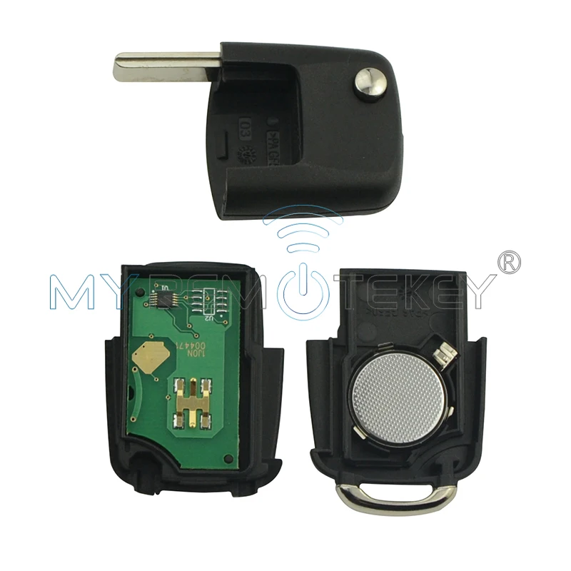 Автомобильный Дистанционный ключ для VW Volkswagen Golf Passat Polo Skoda Seat 2000 2001 2002 2003 1J0959753N 2