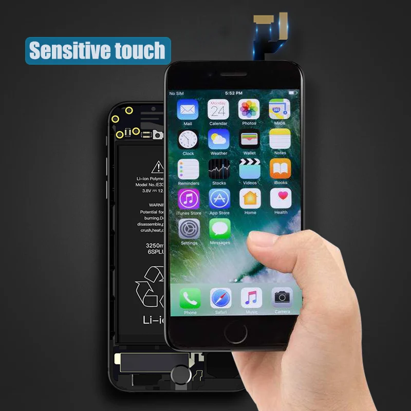 BFOLLOW Оригинальный ЖК дисплей для iPhone 6 Plus AAA в сборе экран дигитайзер Замена с