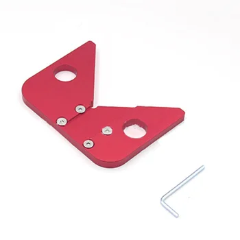 

Woodworking Circular Center Point Finder Scriber Center Circle Ruler Tool Red