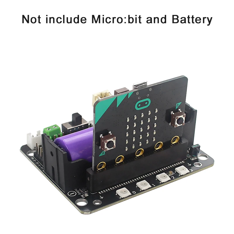 Micro: бит Плата расширения Robotbit V2.0 доска для программирования поддержки образования 18650 Батарея