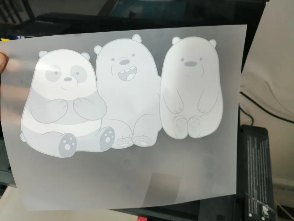 단면 매트 DTF 잉크젯 전송 PET 필름 시트 A4 & A3 + 사이즈 100 개, 좋은 품질