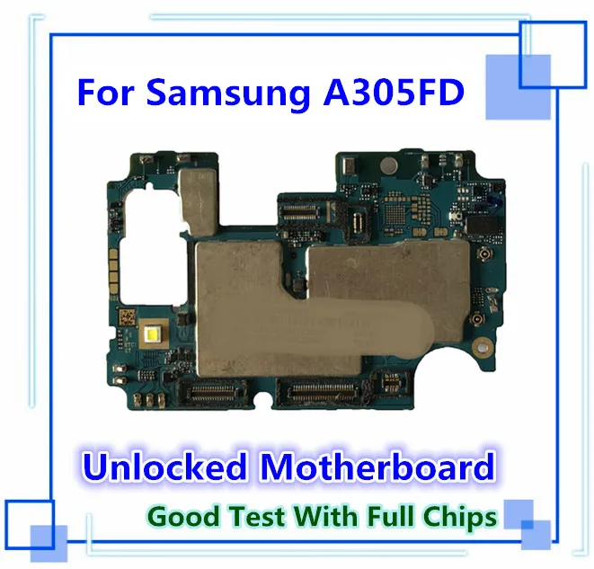 Материнская плата с чипом для Samsung Galaxy A30 A305FD оригинальная Заводская официальная
