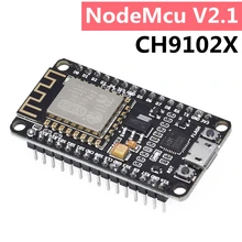 Wireless module NodeMcu V2.1 CH9102X (CP2102 Updated version ) Lua WIFI Internet of Things development board based For Arduino
