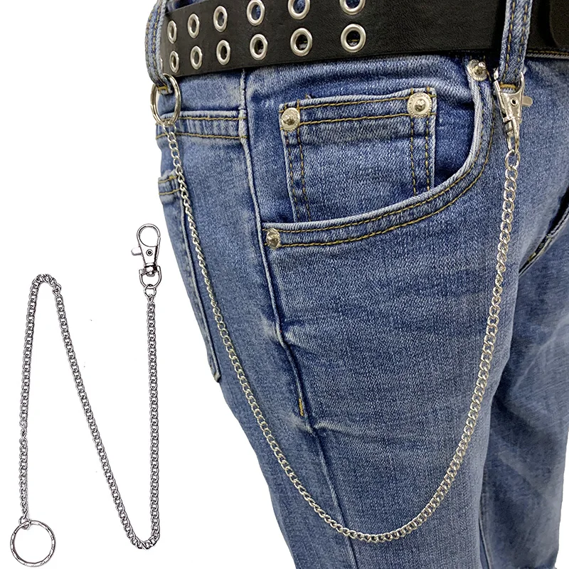 

2020 New Style Women Neutral Belt Chain Single Layer Silver Alloy Ring Personalized Decorative Chain Belt Wild Waist Chains