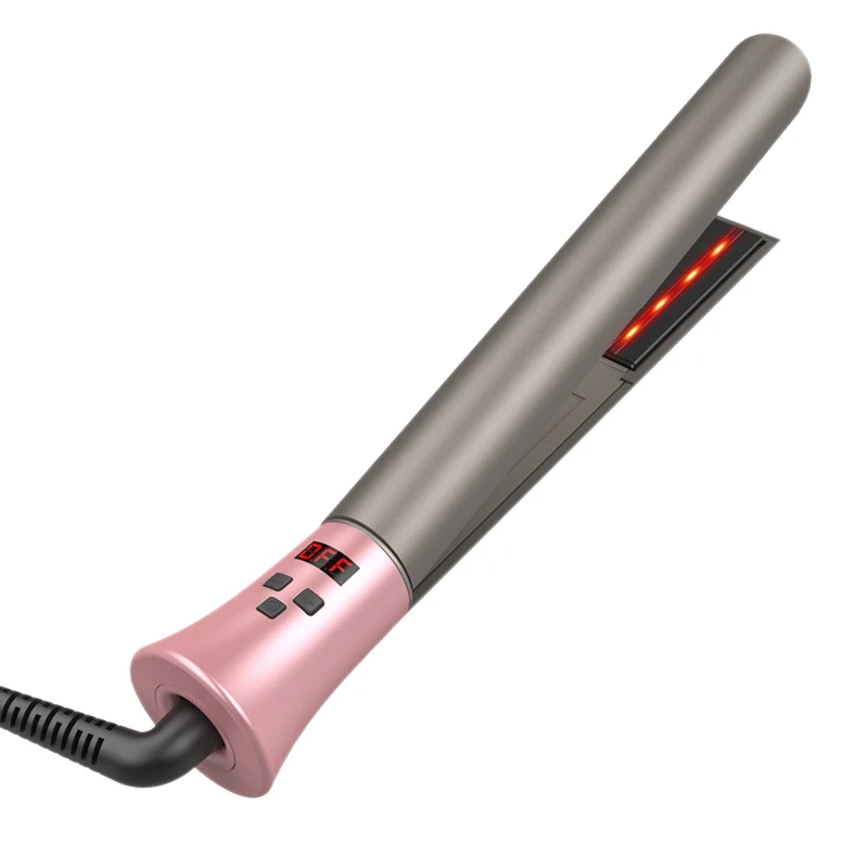 

Professional Hair Straightener Curler Hair Flat Iron Infrared Hair Straightener Curling Iron Led Display