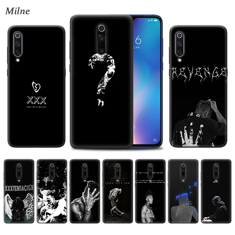 Чехол Rap Singer XXXTentacion для Xiaomi Redmi Note 9S 7 8 8T K30 K20 8A 7A 10X 5G Mi 9T 10 9 Pro A3 черный ТПУ чехол