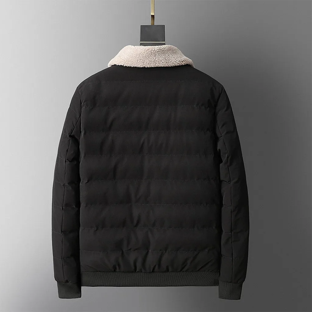 Casual Fleece Windbreaker Waterproof Jacket Winter Jacket Men Zipper Thick Softshell Jacket Men Outdoor Coat Corta Vento Mujer