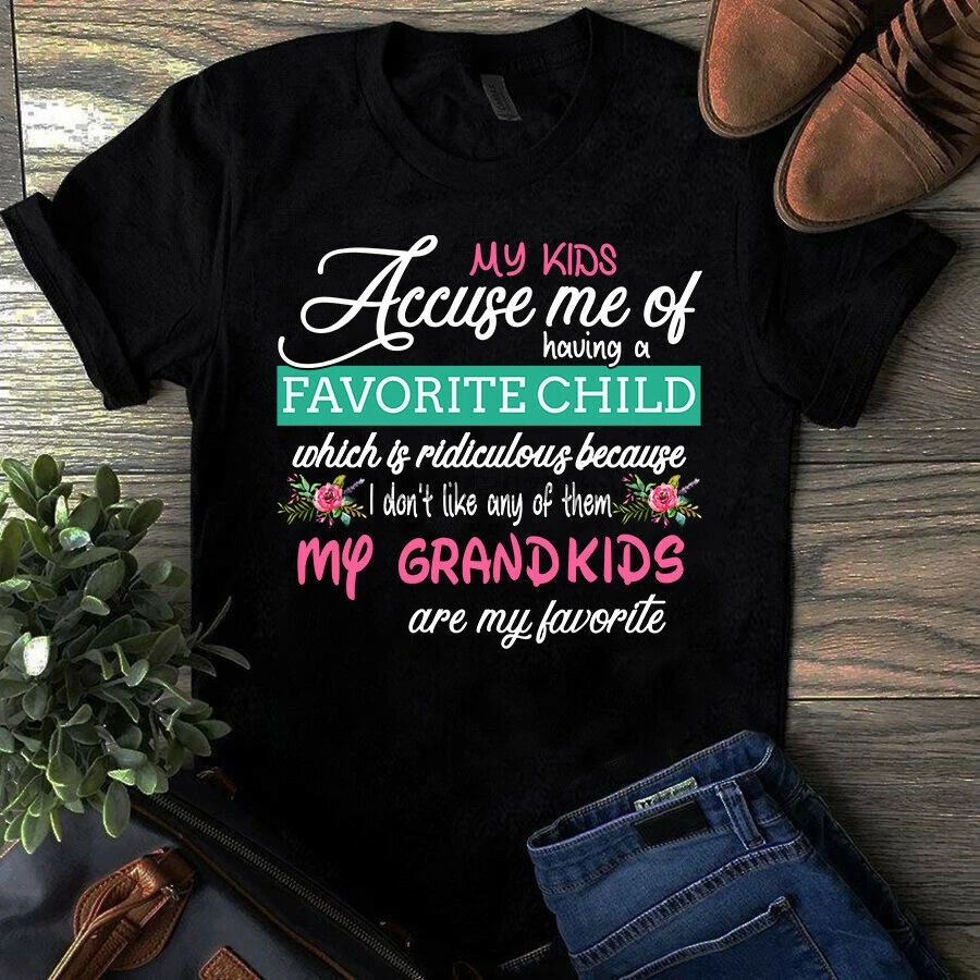 My kid accuse me of having a favorite child - Tshirt | Мужская одежда