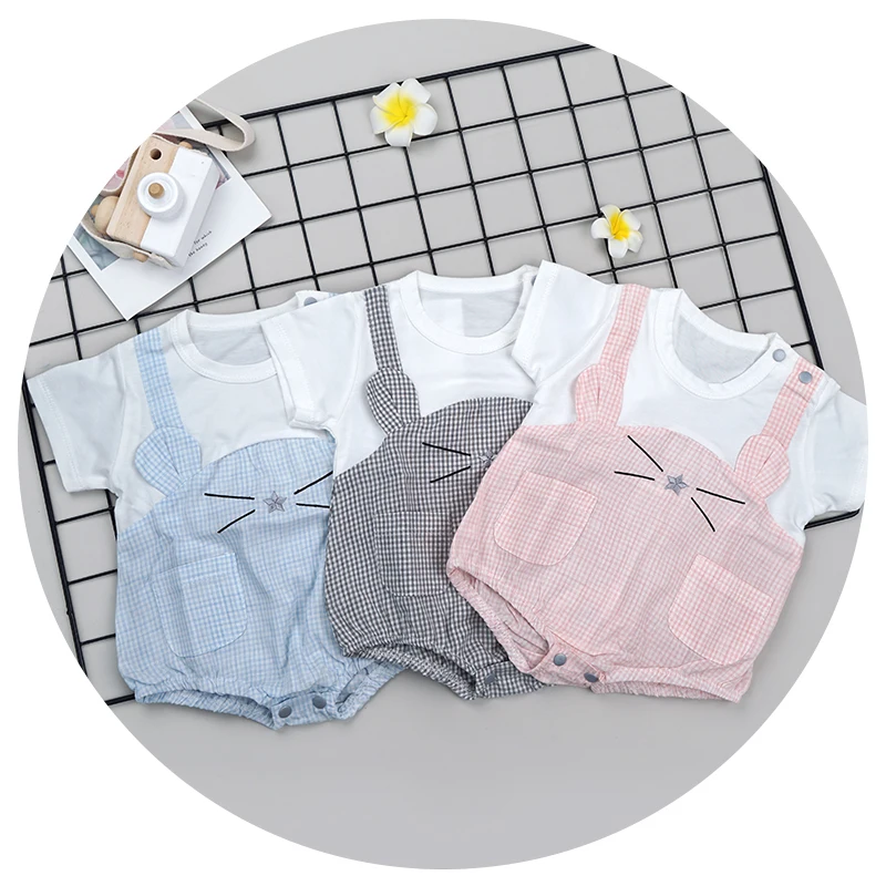 

Best Selling Baby Girl Boy Quality Romper Fashionable Infants Clothes Set Summer Cotton Soft Newborn Set Unisex Onesie