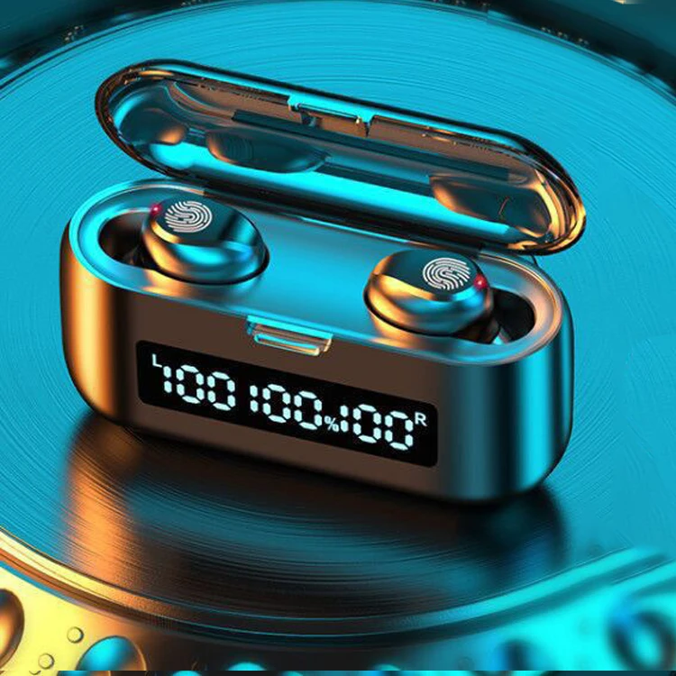 Wireless Earbud Bluetooth Earphone V5.1  LED Charging Box 22000Mah Power Bank Deep Bass Stereo Headphone Sports  Headsets W/Mic