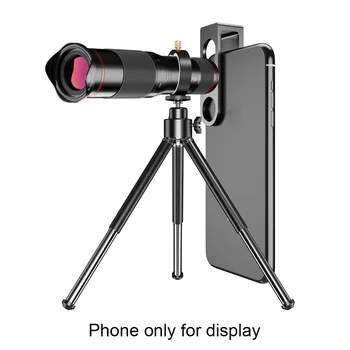 

48X External Telescope Bird Watching Video Camping Phone Camera Lens Optical Zoom Universal Clip Telephoto Hunting Monocular