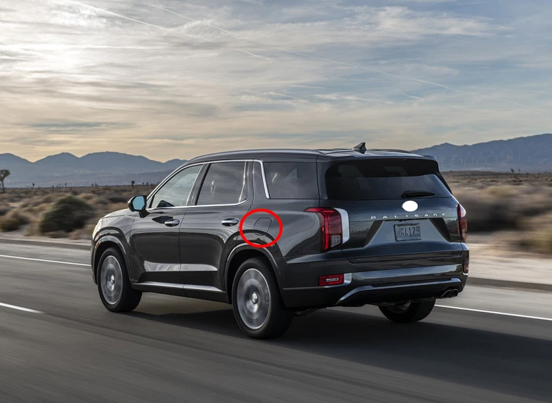 Для hyundai Palisade 2018 2019 2020 автомобильные аксессуары ABS хромированная крышка
