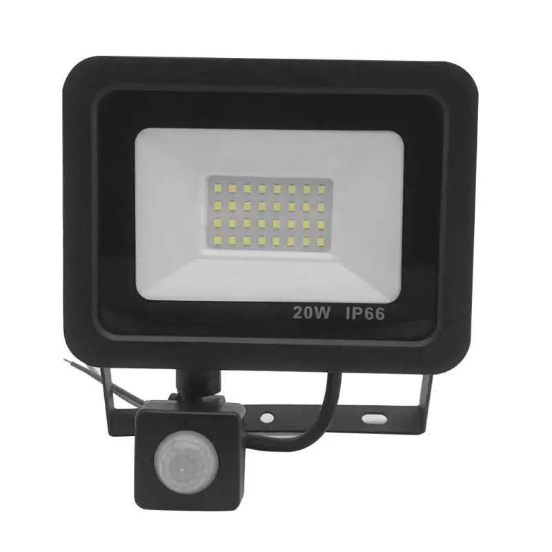 

Ultrathin LED Flood Light PIR Motion Sensor 10W 20W 30W 50W Waterproof 220V LED Spotlight Refletor Outdoor Lighting Wall Lamp