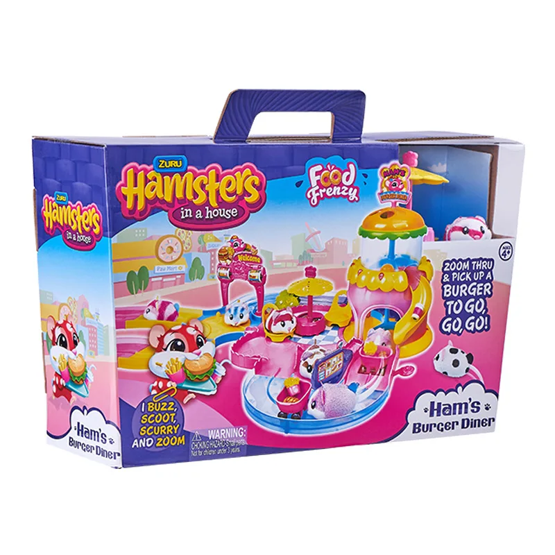 

Zuru Hamster Paradise Series Hamster Develop House GIRL'S Play House Villa Set Educational Toy Birthday Gift