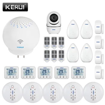 

KERUI Tuya WIFI Multimode Smart Home Gateway Security Alarm System WIFI Doorbell Home Bridge Works With Alexa Google Home
