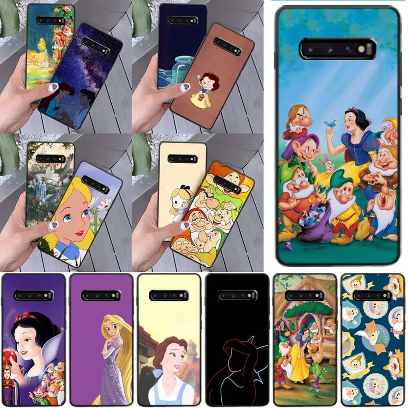 Seven Dwarfs and Princesses Soft Shell Phone Case For Samsung S8 Plus S9 S10 plus S10E lite S10-5G S20 UITRA | Мобильные телефоны и