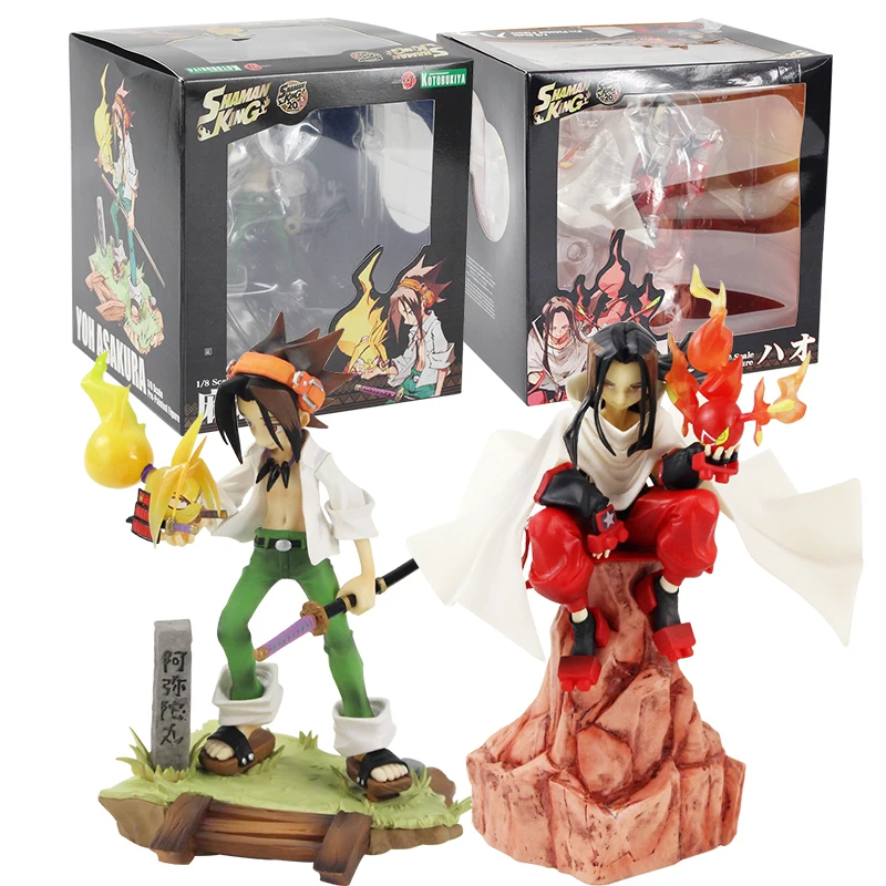 Photo Product 17-24cm Shaman King Asakura Hao Yoh Asakura 1/8 Scale Pre-Painted Figure PVC Model Toys Doll
