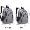 SUUTOOP Large Capacity Men Backpack Laptop 15.6 Oxford Solid Multifunctional School Bags Travel Schoolbag Back Pack for Male ► Photo 2/6