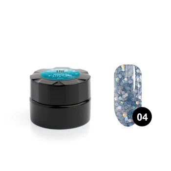 

TNL Winter fairytale No. 4 gel for nail design "Shining frost", 6 ml 4274302