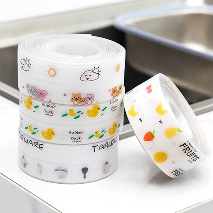 Multipurpose Tape Bathroom Kitchen Mildew-proof Waterproof Sink Acrylic Transparent Tape TB Sale