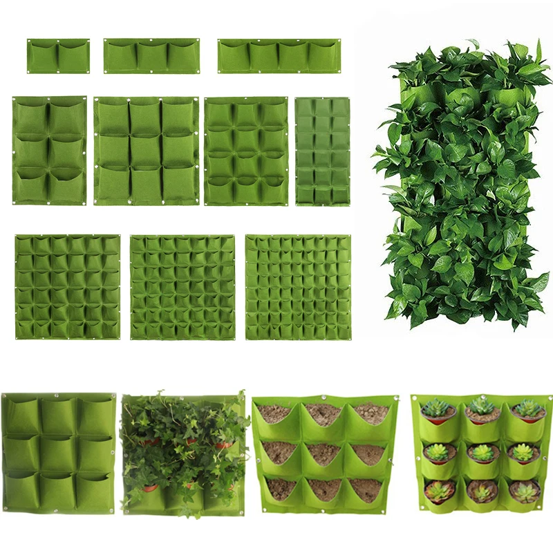 Wall-Hanging-Planting-Bags-Vertical-Grow-Wall-mounted-Planters-Flower-Bag-Pots-Vegetables-Plant-Garden-Outdoor