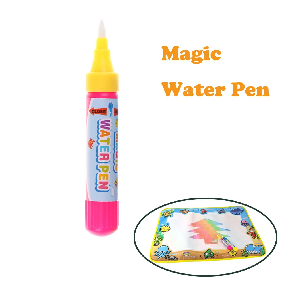 1 шт многоразовая Волшебная водная Кисть ручка Рисование рисование каракули для воды коврик доска Дети Обучающие токсичные чистые картины игрушки для детей