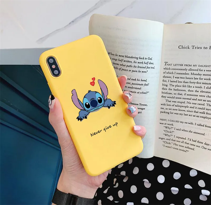 Phone Case Cartoon Cute Stich Stitch For huawei p30 lite p20 p10 mate 20 pro 10 lite honor 20 9 10 lite Soft Silicone Cover case - Цвет: HHSR-23514