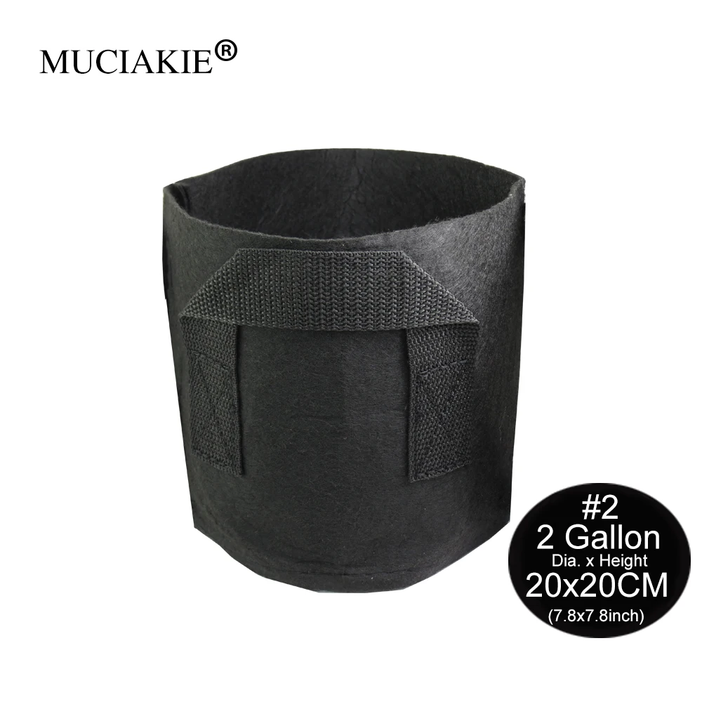 MUCIAKIE 1-10 галлоновых кармашки для выращивания растений, корень мешок цветок растение ткань томатное растение растительное цветочное горение мешок с ручками