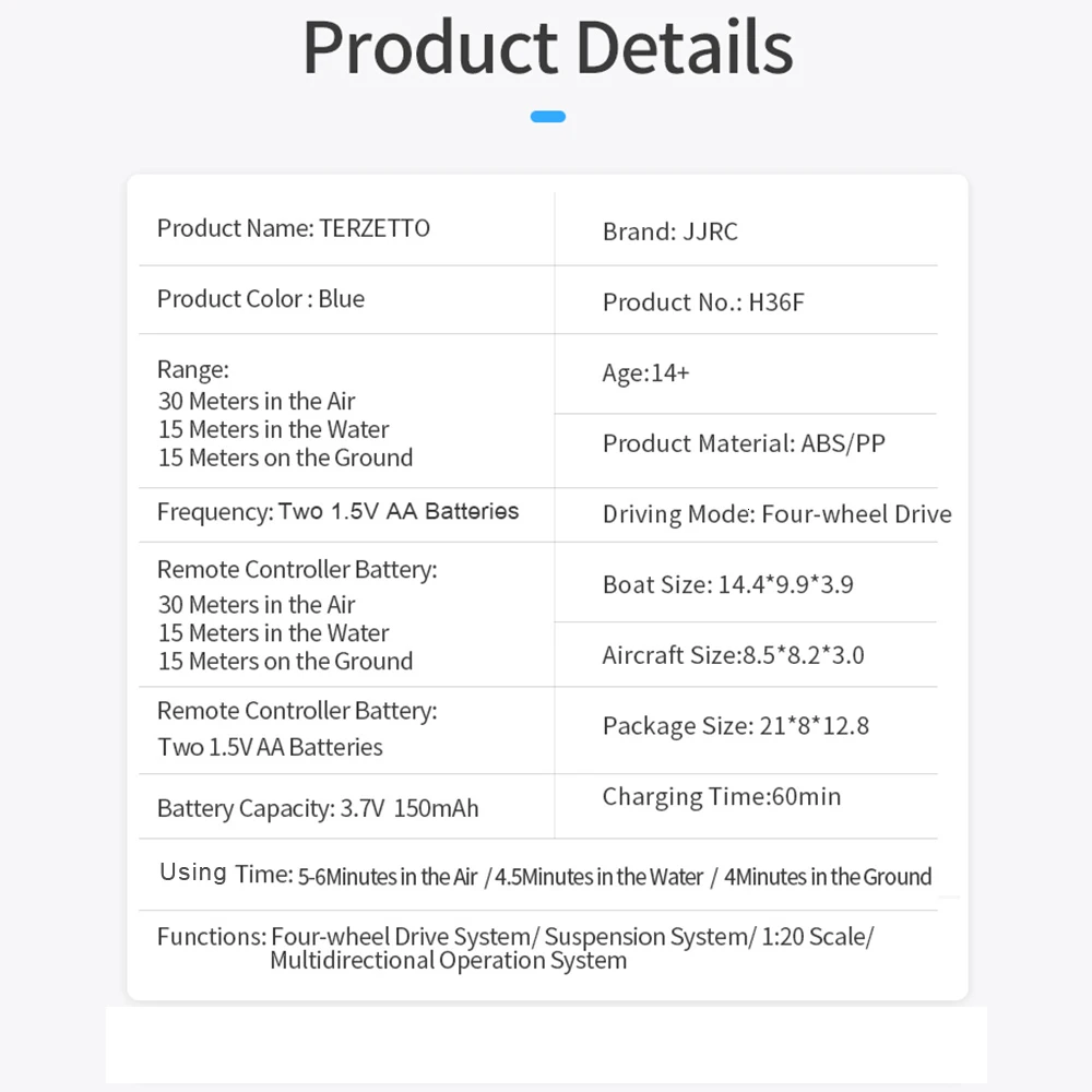 JJRC мини-Дрон вертолет трифибийский водный гоночный катер мульти-батарея версия Квадрокоптер Rc игрушка для ребенка подарок H36upgrade H36f