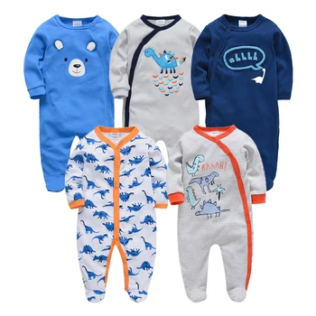 

Roupas Bebe De New born Baby Boys Footies Jumpsuit Cotton Cartoon Infant Girls Boys Overall Onesies 0-12M Toddler Coverall