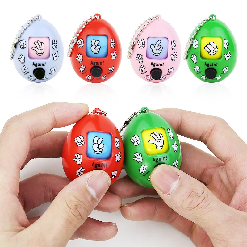 

Family Mora Games Rock Paper Scissors Play Egg Toys Family Games Keychain Novelty Antistress Interactive Toys Gift Random Color