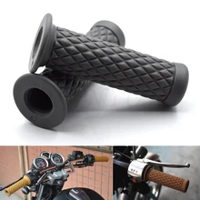 Универсальный 7/" 22 мм Ретро резиновые мотоциклетные ручки 8 цветов доступны для Honda CBR125R CBR150R PCX125 PCX150 CB650F CBR650F