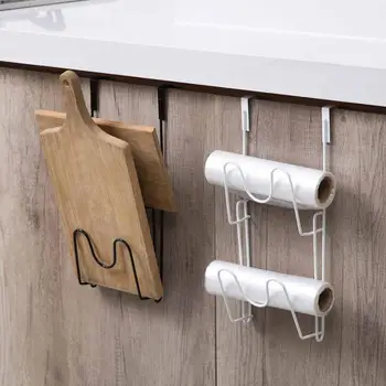 

Kitchen Organizer Iron Cupboard Hanging Shelf Kitchen Storage Shelf Rack Cutting Board Holder Pan Cover Organizer Pot Lid Holder
