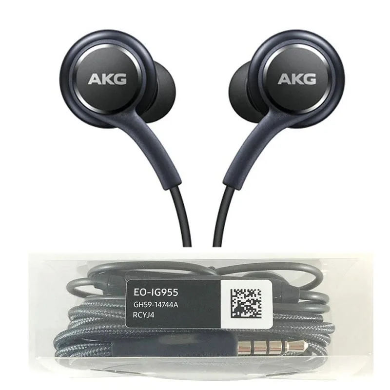 Наушники Samsung AKG плетеный шнур гарнитура с микрофоном/регулятором громкости для