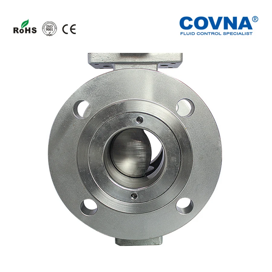 2'' Explosion proof Motorized ANSI Flanged End V Port Ball Valve Modulating Type 4-20mA Stainless Steel 304 ANSI Flange 150LB