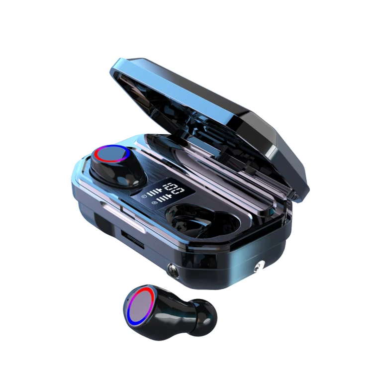New M12 TWS Bluetooth 5 0 Headset Digital Power Display Earphone Touch Bluetooth Headphone Bluetooth Earbuds With Micphone