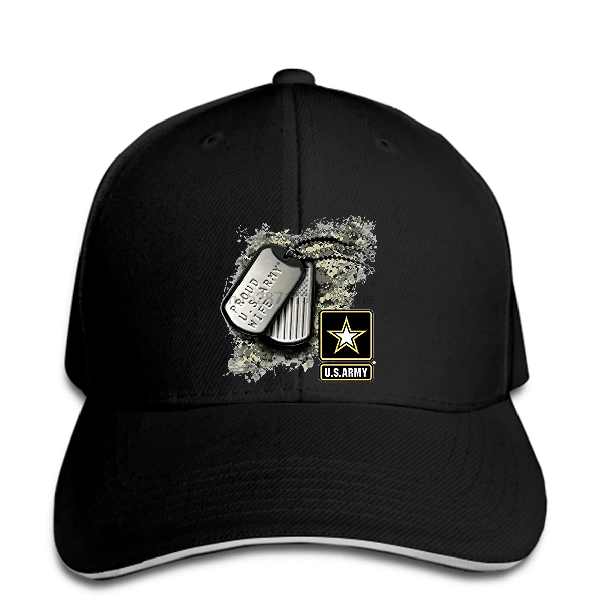 Proud Army Wife Военная взрослая бейсбольная Кепка бейсбольная кепка модная летняя новая мужская бейсбольная кепка 3D Prin Кепка