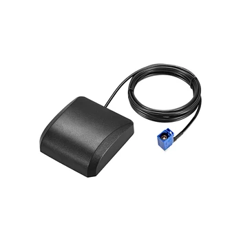 

uxcell GPS Active Antenna Compatible with Beidou FAKRA-C Plug 90-Degree 42dB Aerial Connector Cable with Magnetic Mount 5m