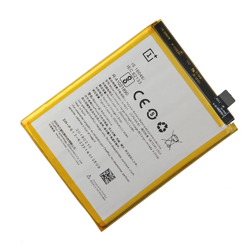 Один плюс Высококачественный аккумулятор BLP613 для OnePlus 3 2900mAh