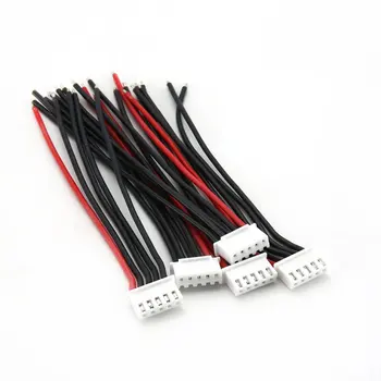 

good quality 5Pcs Silicone Soft Line 100Mm Rc Drone Lipo Battery Balance Charger 2S 3S 4S 5S 6S 22Awg Cable For Lipo Battery