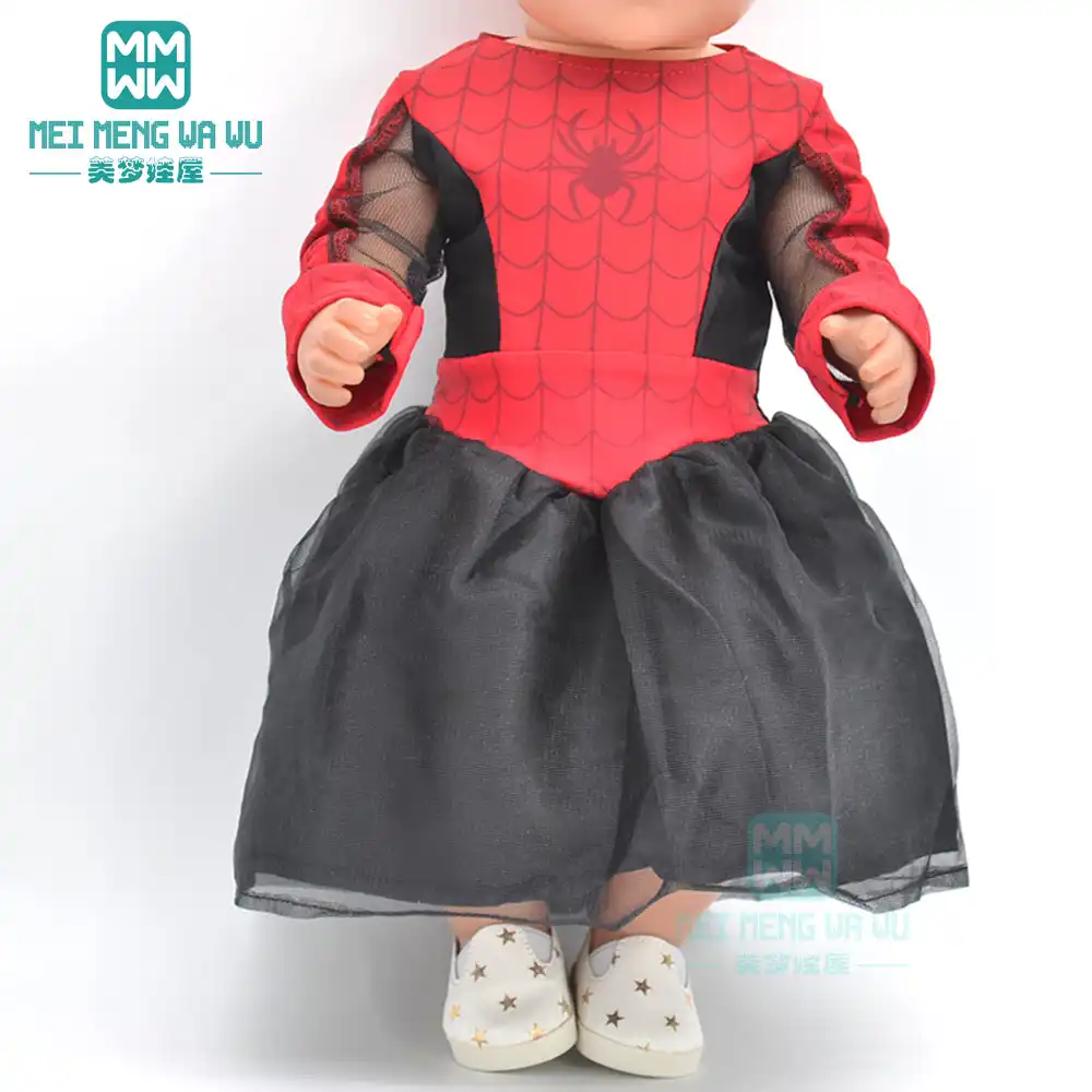 Ropa para muñecas de 43cm, accesorios para muñecos recién nacidos, 45cm, dibujos animados de muñeca americana, vestido y capa|Muñecas| - AliExpress