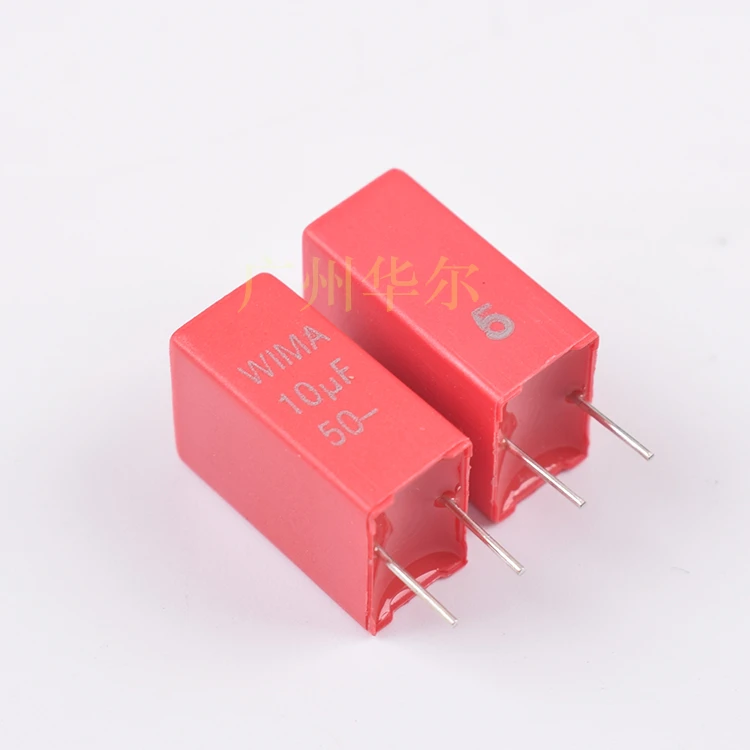 Новая немецкая пленка WIMA MKS2 10 мкФ/50V 5% P5mm 106/50V MKS 106 50V P5 горячая Распродажа 10U 50vdc