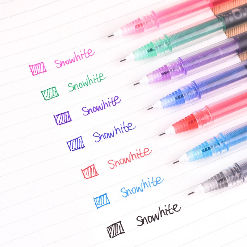 Gel Pens 1pc 0.5mm European Standard Needle Type Quick Dry Ink Pens School Office Stationery