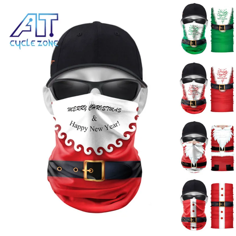 

CYCLE ZONE 3D Christmas Snowman Motorcycle Cycling Neck Scarf Masks Bandana Headband Cosplay Balaclava