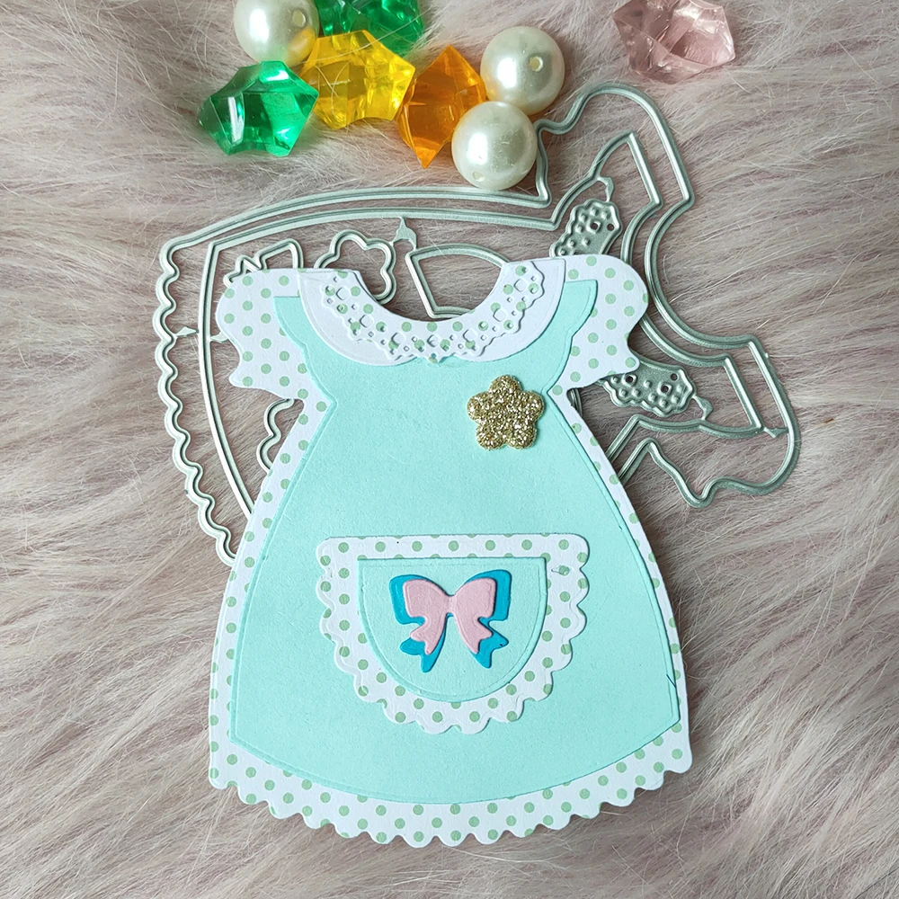 

New Girls dresses metal cutting die mould scrapbook decoration embossed photo album decoration card making DIY handicrafts