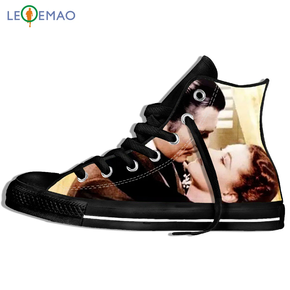 Прогулочные парусиновые ботинки; дышащая обувь с рисунком Кларка Гейбла; Melissa A Benson; мужские парусиновые ботинки; спортивная обувь; классические кроссовки